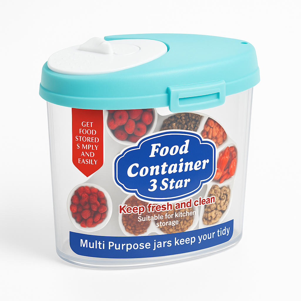 3 Star Food Storage Container – Multi-Purpose & Airtight