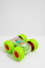 Transparent Stunt Car with Colorful Gears – Green