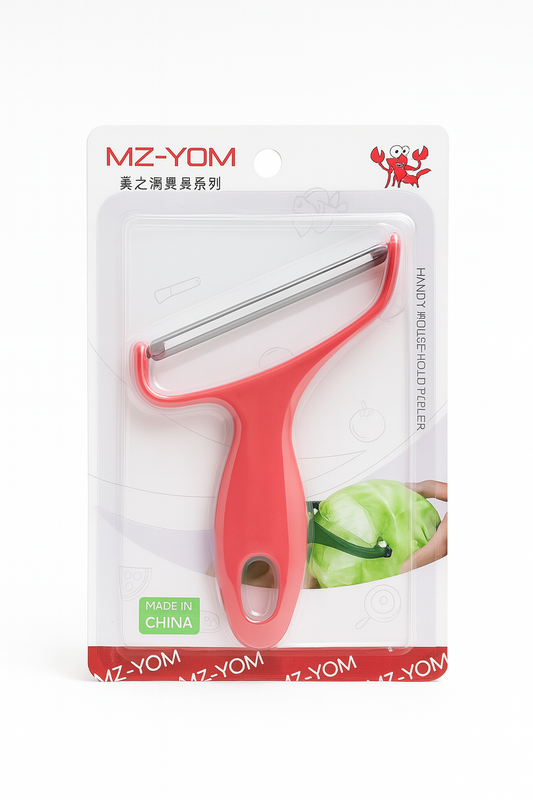 Fruit Peeler Knife Potato Zesters Cutter Potato Slicer Kitchen Gadgets (Red)