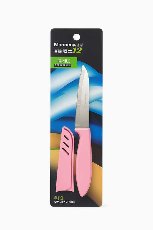 Sharp Fruit Knife (Stainless Steel, Comfortable Grip): 1 Pc