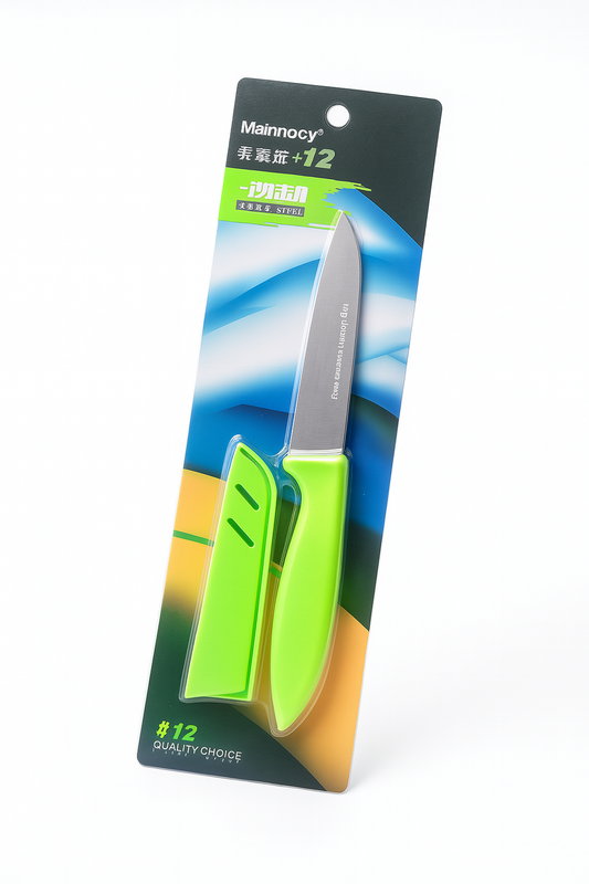 Mainnocy Lime Green PP Paring Knife - Premier Home- 0907071