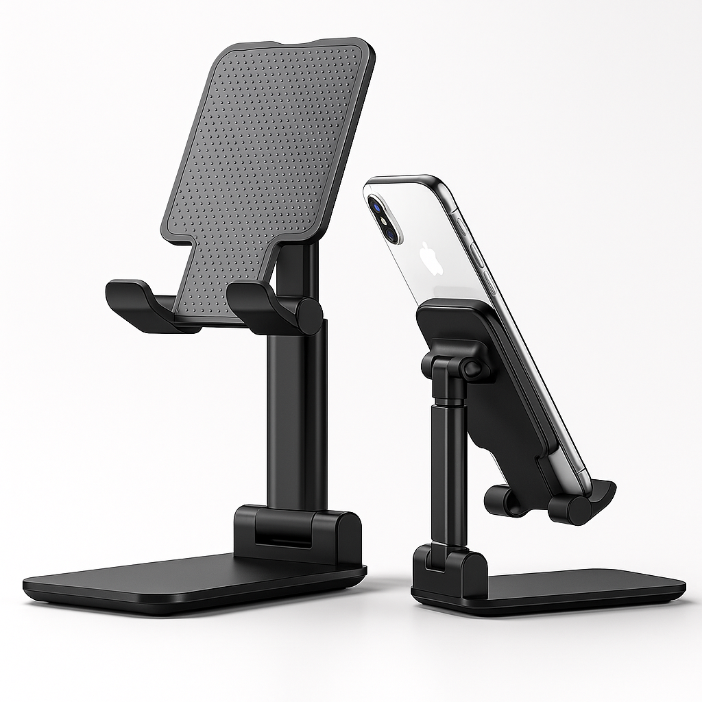 Premium Adjustable Desktop Phone & Tablet Stand – Teal Green