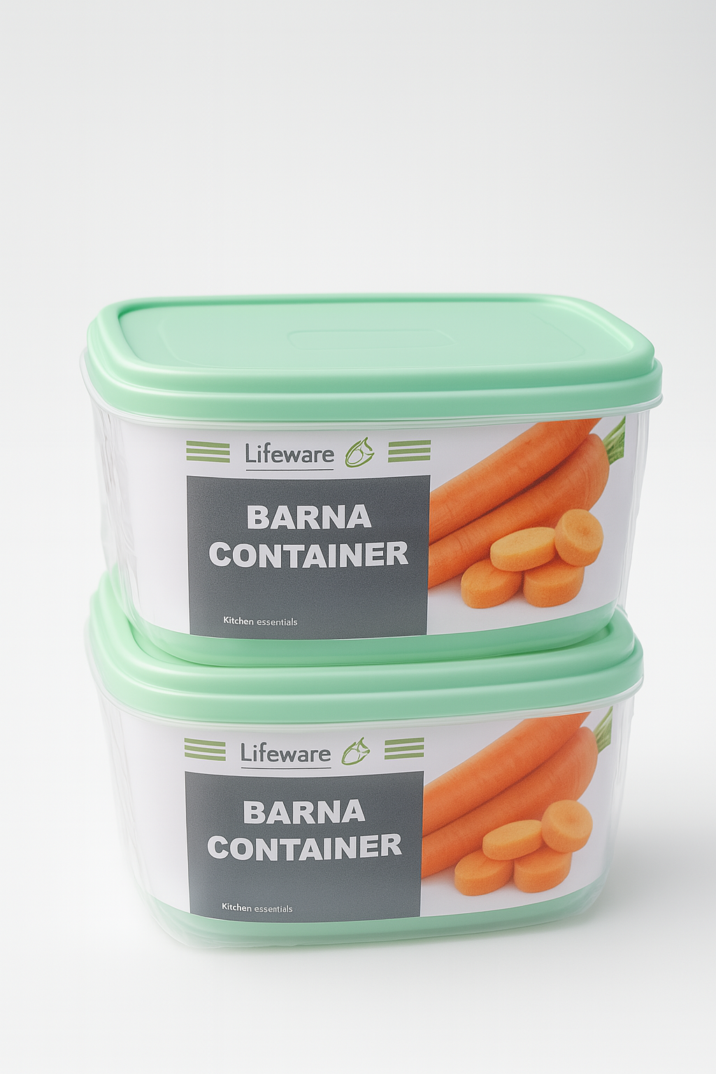 2 piece-Plastic Box Set