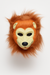 Lion Mask with Faux Fur – High-Quality Plastic and Soft Faux Fur, Ideal for Kids and Adults