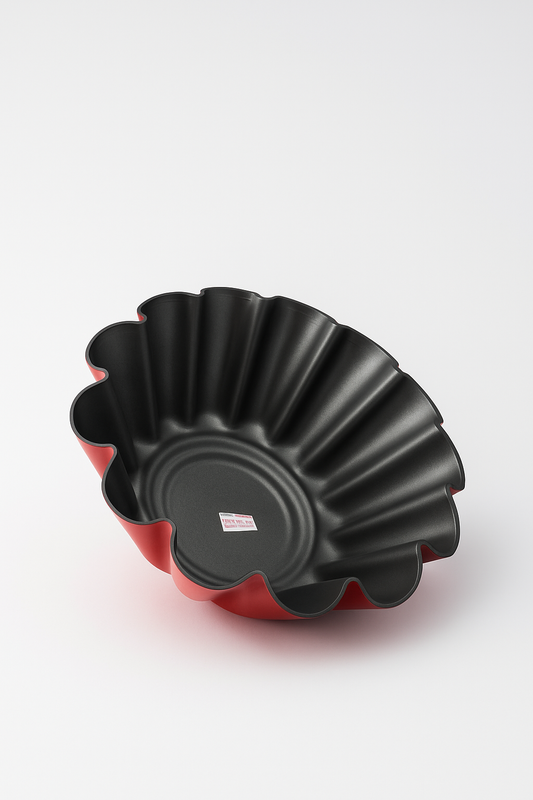 Fluted Non-Stick Cake Mold – Deep Round Floral Bakeware