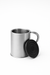 Stainless Steel Mug with Lid – Brushed Silver