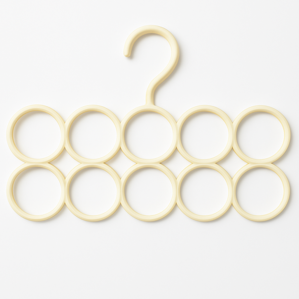 Lifeware Scarf & Shawl Hanger – Coral Pink (16 Loops)