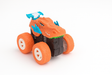Dino Racer Monster Toy Car – Orange Edition