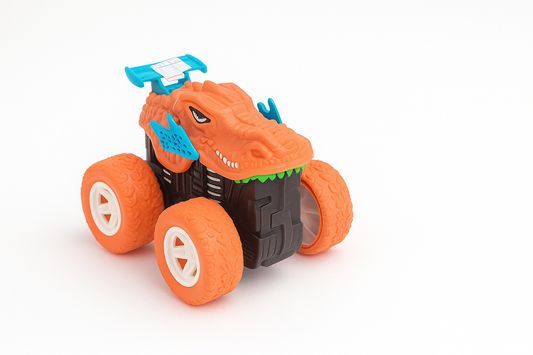 Dino Racer Monster Toy Car – Orange Edition