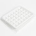 Durable Plastic Ice Cube Tray – 32 Cubes | Stackable & Easy Release | White