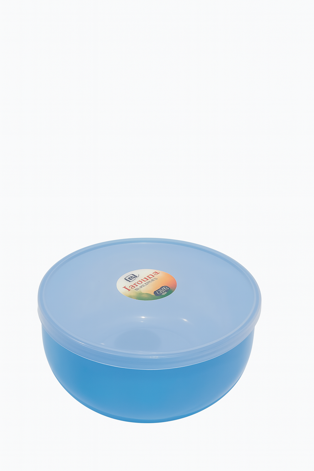 Luqman Round Plastic Food Container – Red Base with Pink Lid
