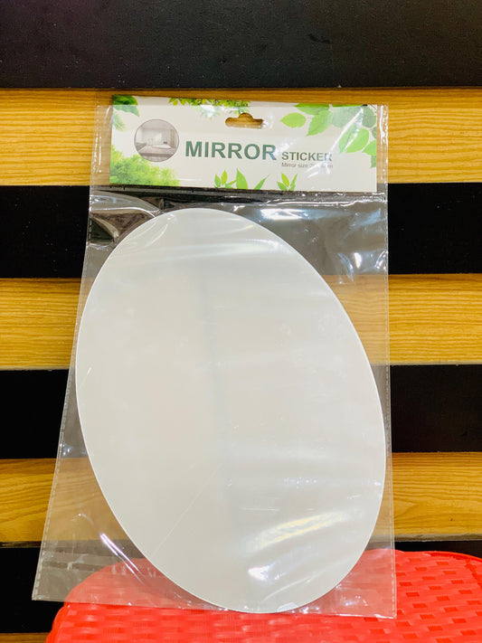Oval Shape Flexible Self Adhesive Non-Glass Mirror Sticker, Oval Shape Mirror Sticker, Self Adhesive Wall Mirror Sticker, Mirror Wall Sticker, Oval Shape Mirror Sheet, Mirror Wall Sheets