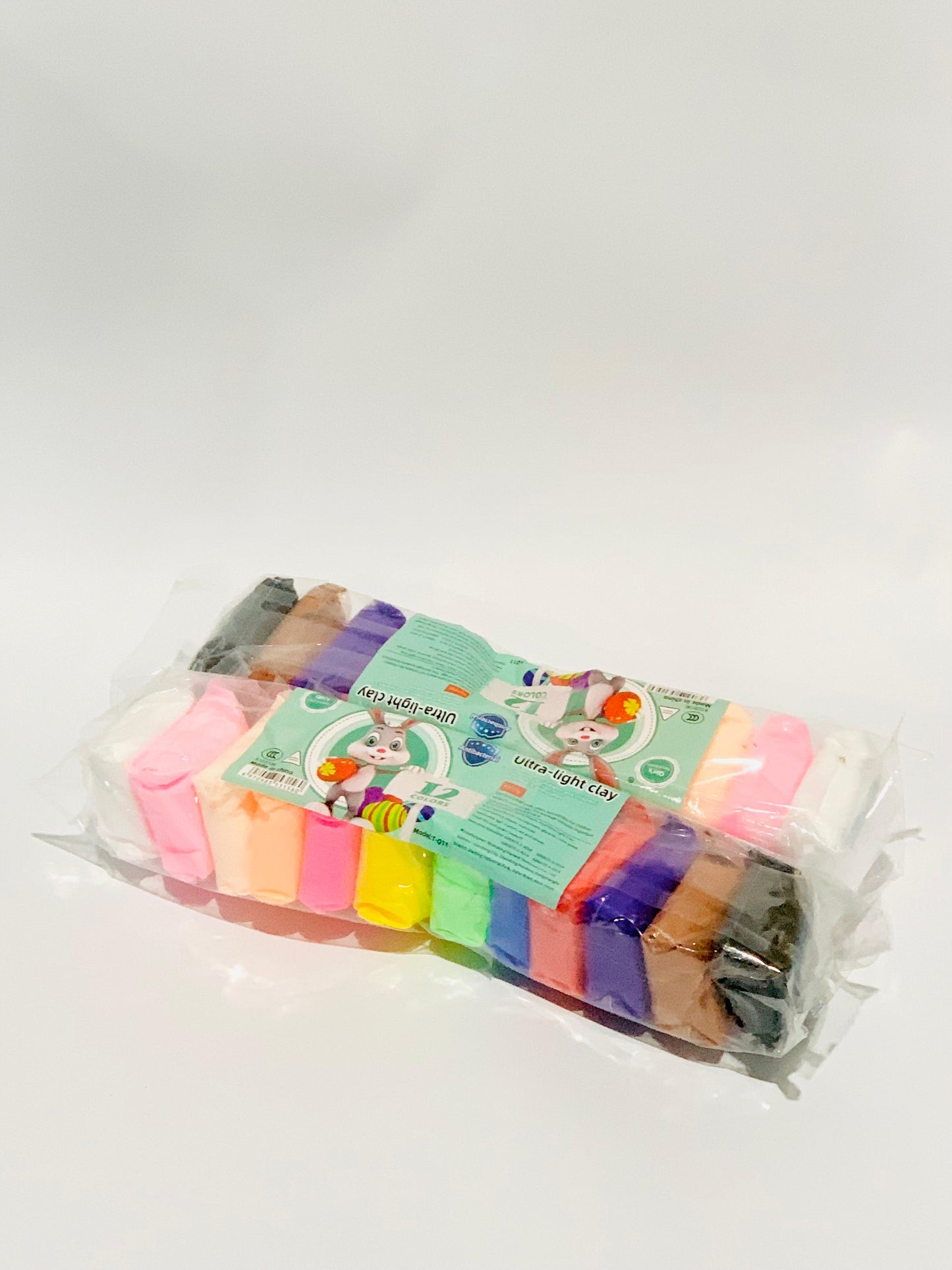 24Pcs/Set Playdough Super Light Soft Polymer Clay - 24 Fomic Play Dough - Air Dry Polymer Clay with Free Tools