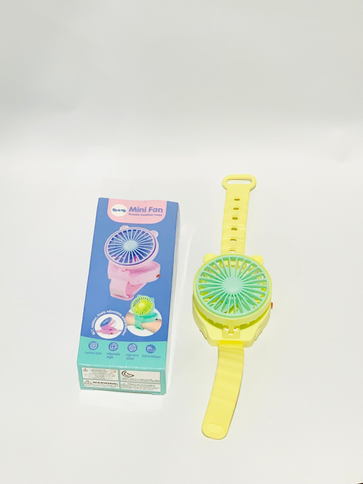 Portable Fan x Wrist Watch - Rotatable & Adjustable