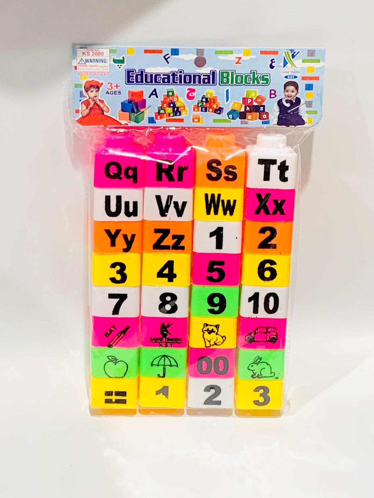 KID'S EDUCATIONAL URDU & NUMERIC CHARACTER BLOCKS TOY
