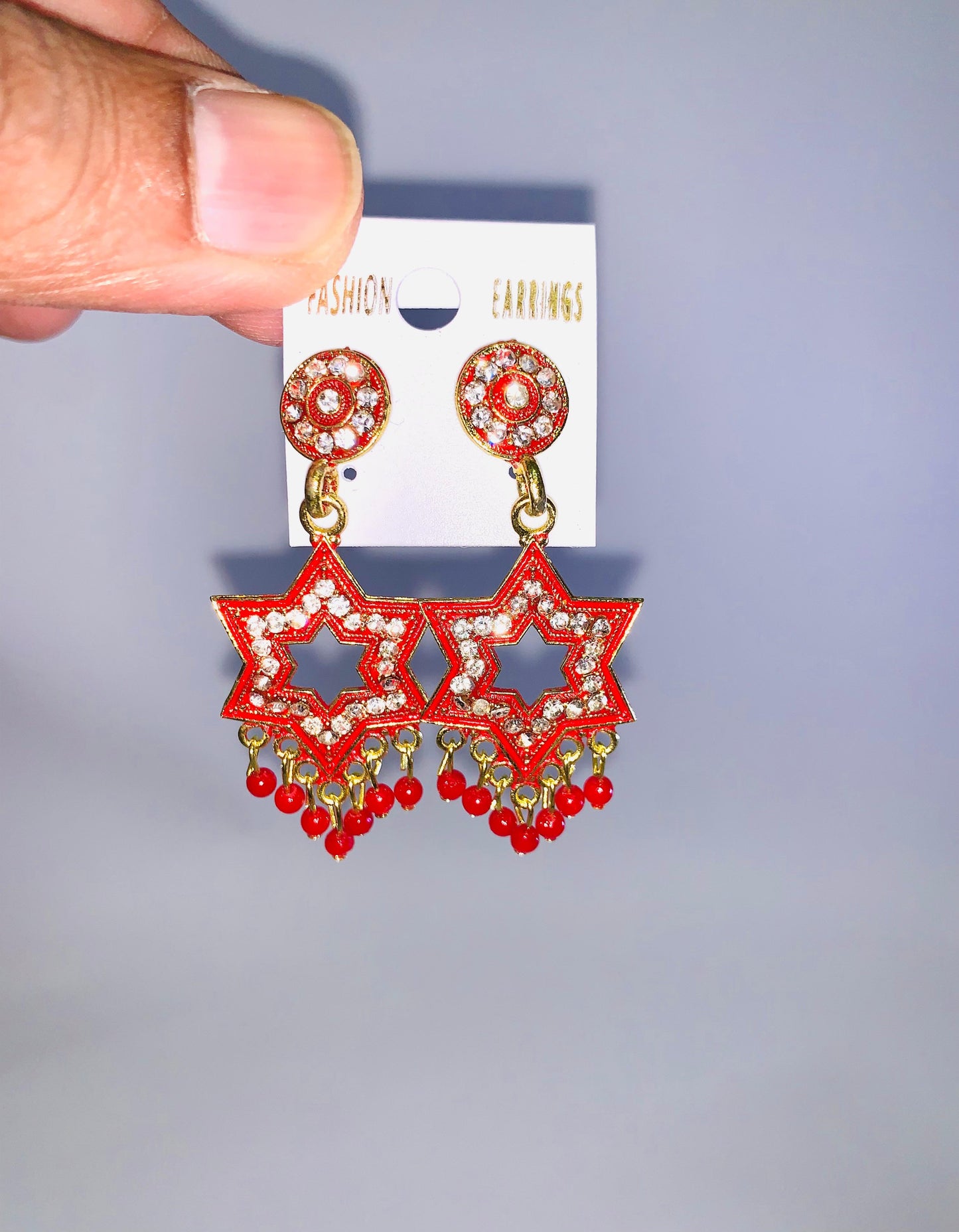 Mini Idian Earrings-Star Shaped