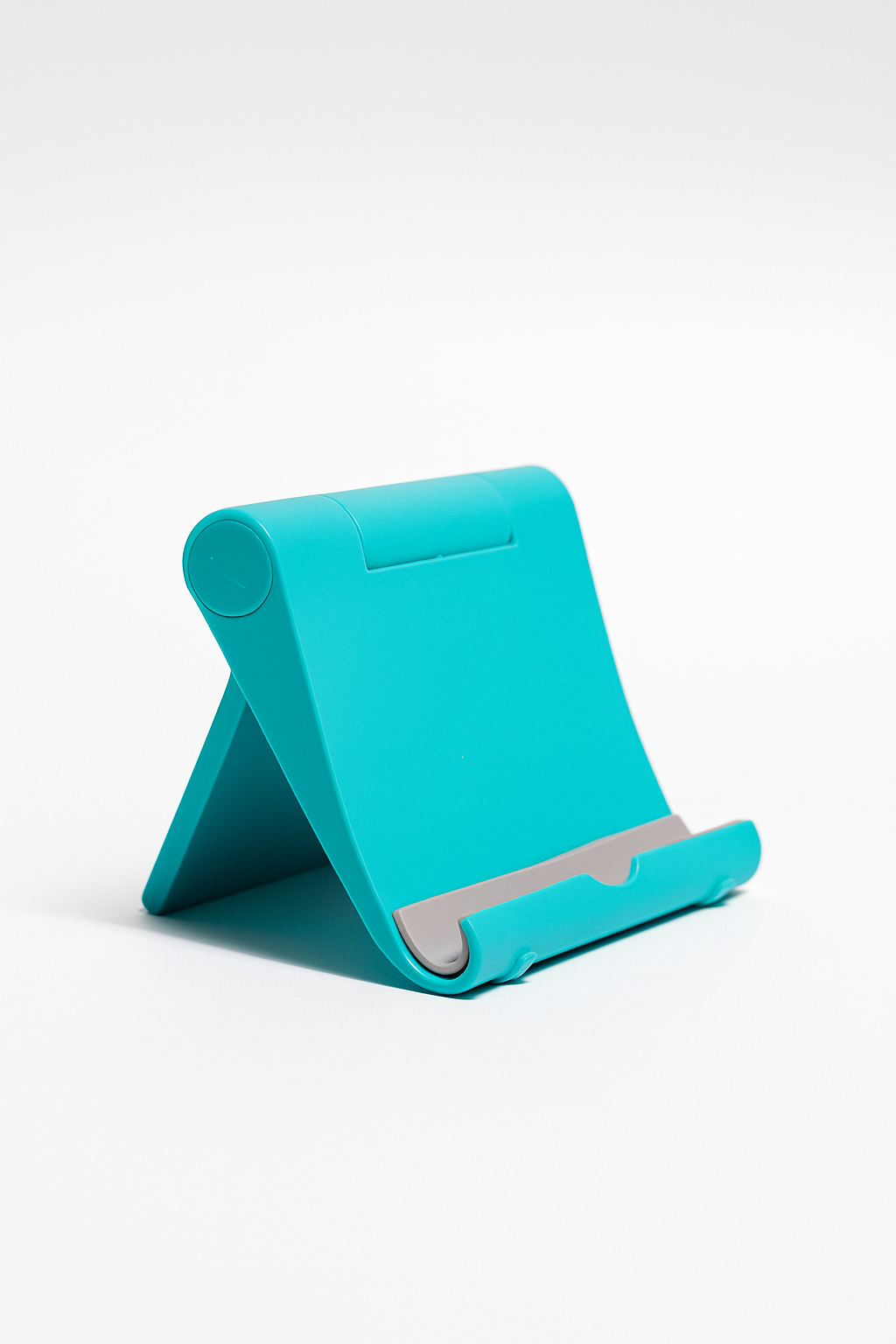 Adjustable Portable Phone & Tablet Stand – Teal Blue